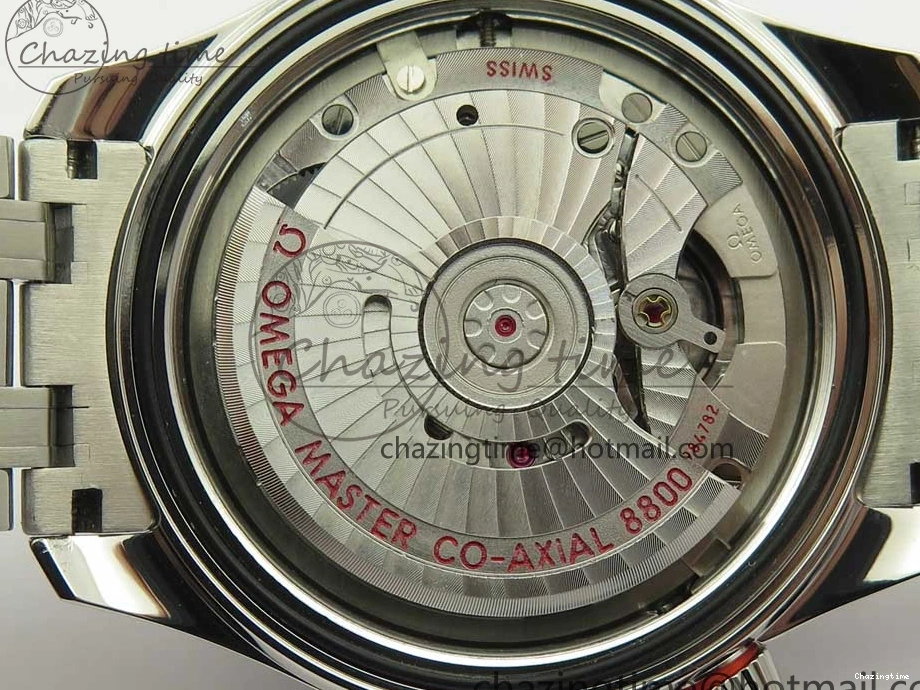 0419 ZeroBulk 2018 Seamaster Diver 300M OMF Best Edition Blue Ceramic Blue Dial on SS Bracelet A8800 (Black Balance Wheel) 7957